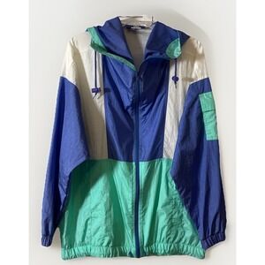 Red‎ Pepper Action Wear Women's Large Color Block Parachute Jacket  Retro 80's